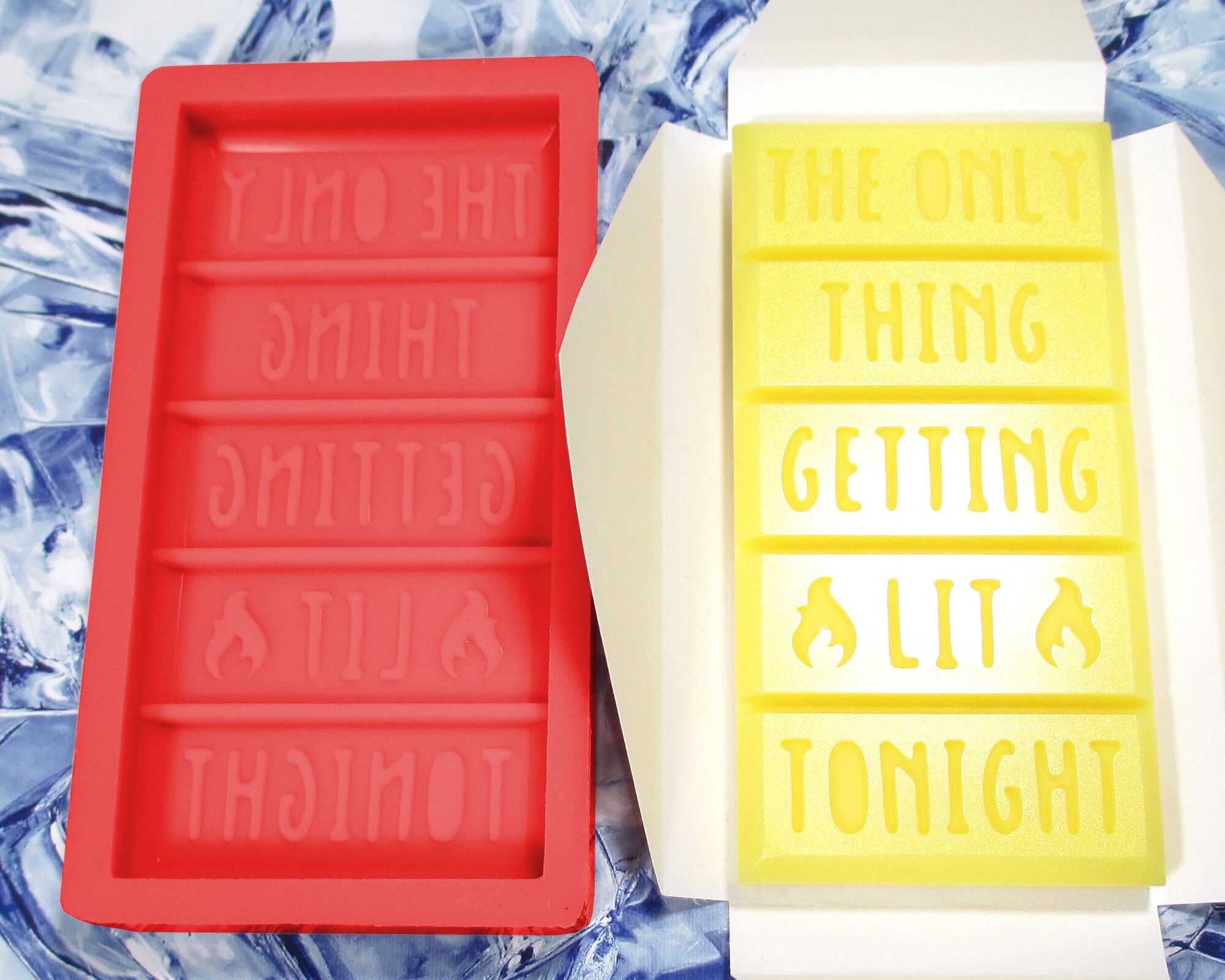The Only Thing Getting LIT Tonight (35g Bar Size) - Wax Melt Snap Bar…