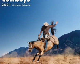 Cowboy Calendar Etsy cowboy boots calendar 2021