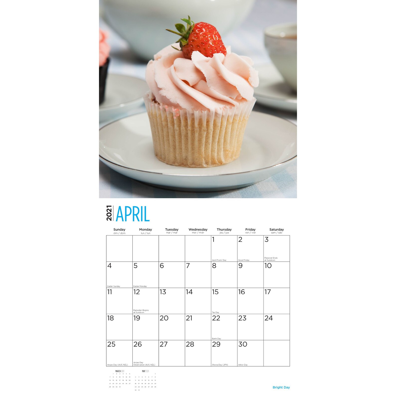 2021 Desserts 12 x 12 Wall Calendar Sweets Cake Ice Cream Food Etsy