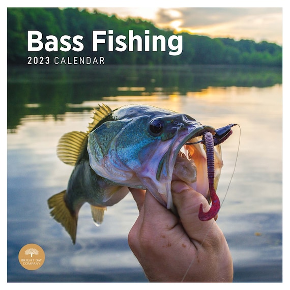 2023 Bass Fishing Wall Calendar by Bright Day 12x12 Inch Etsy