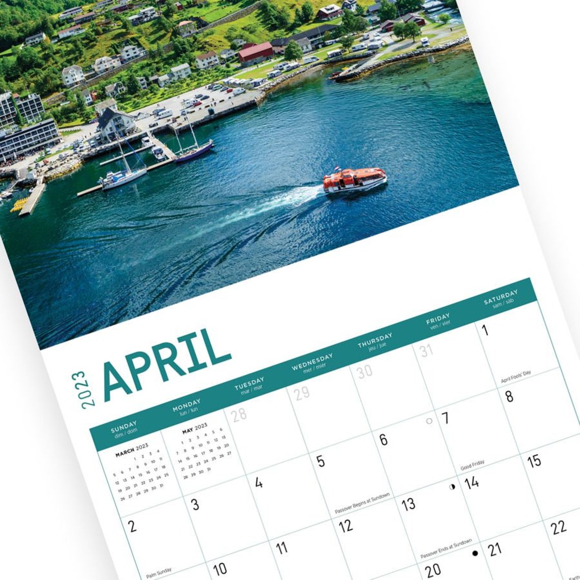 2023 Norway Wall Calendar by Bright Day 12x12 Inch Etsy