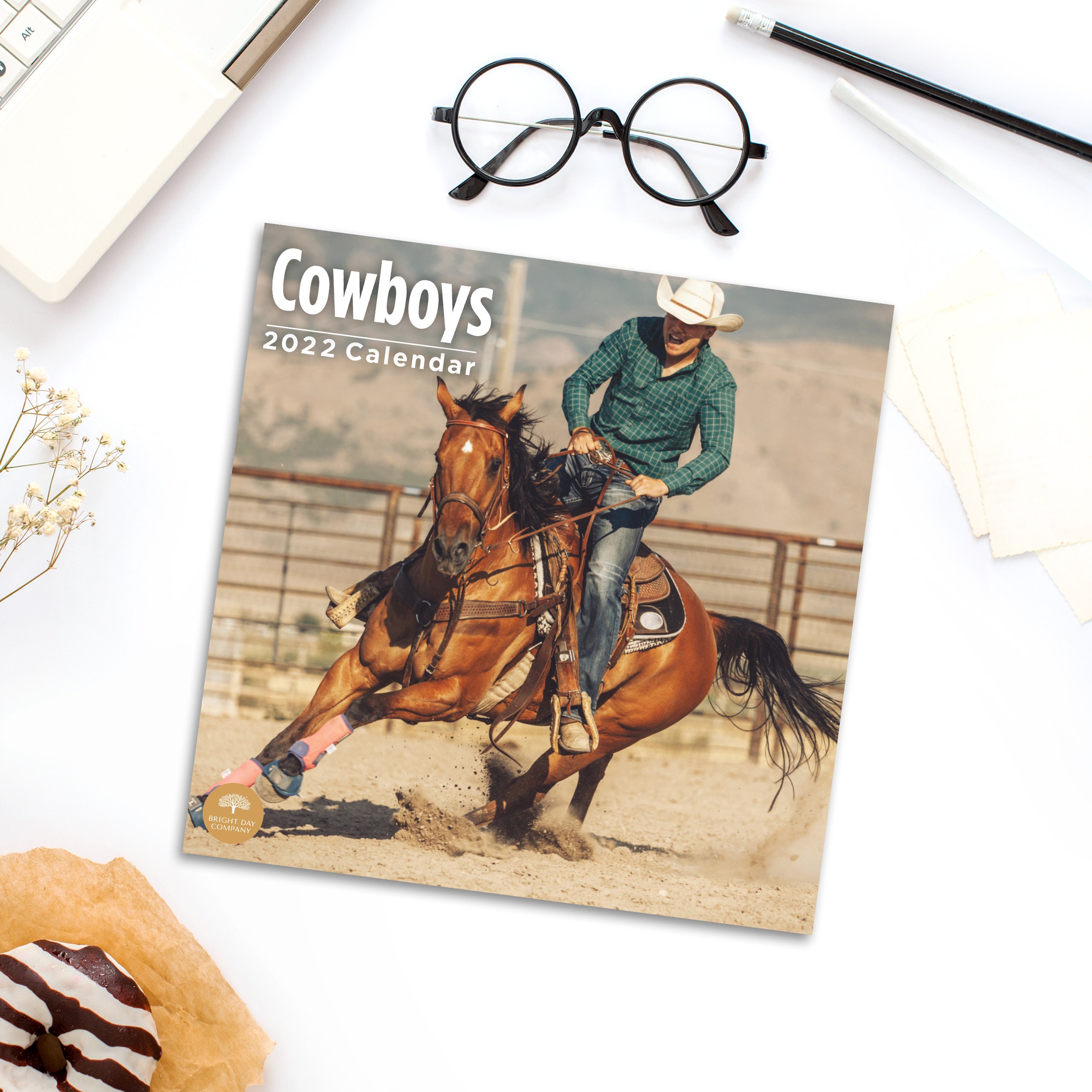 2022 Cowboys Wall Calendar by Bright Day 12 x 12 Inch Etsy