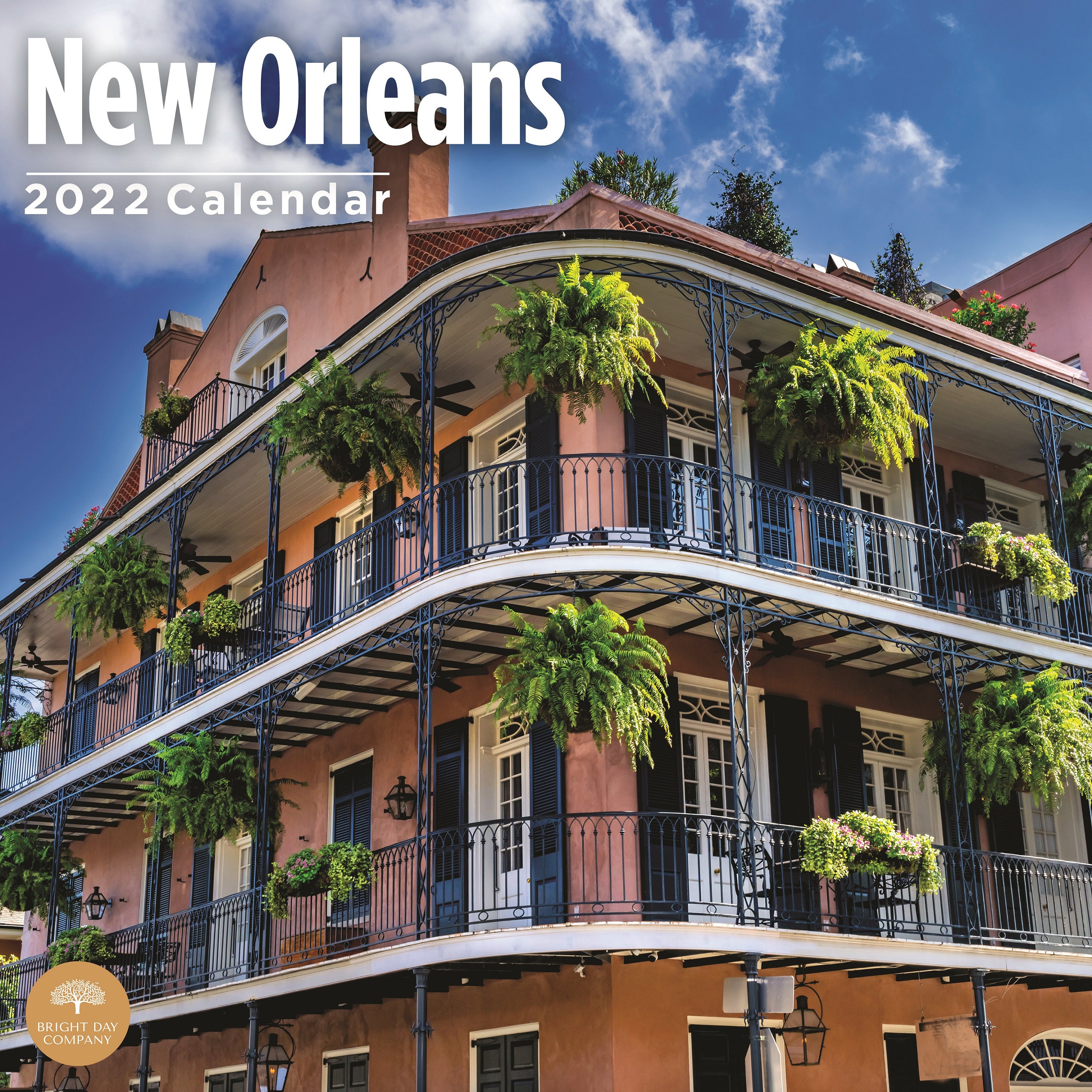 New Orleans Calendar 2022 2022 New Orleans Wall Calendar By Bright Day 12 X 12 Inch | Etsy