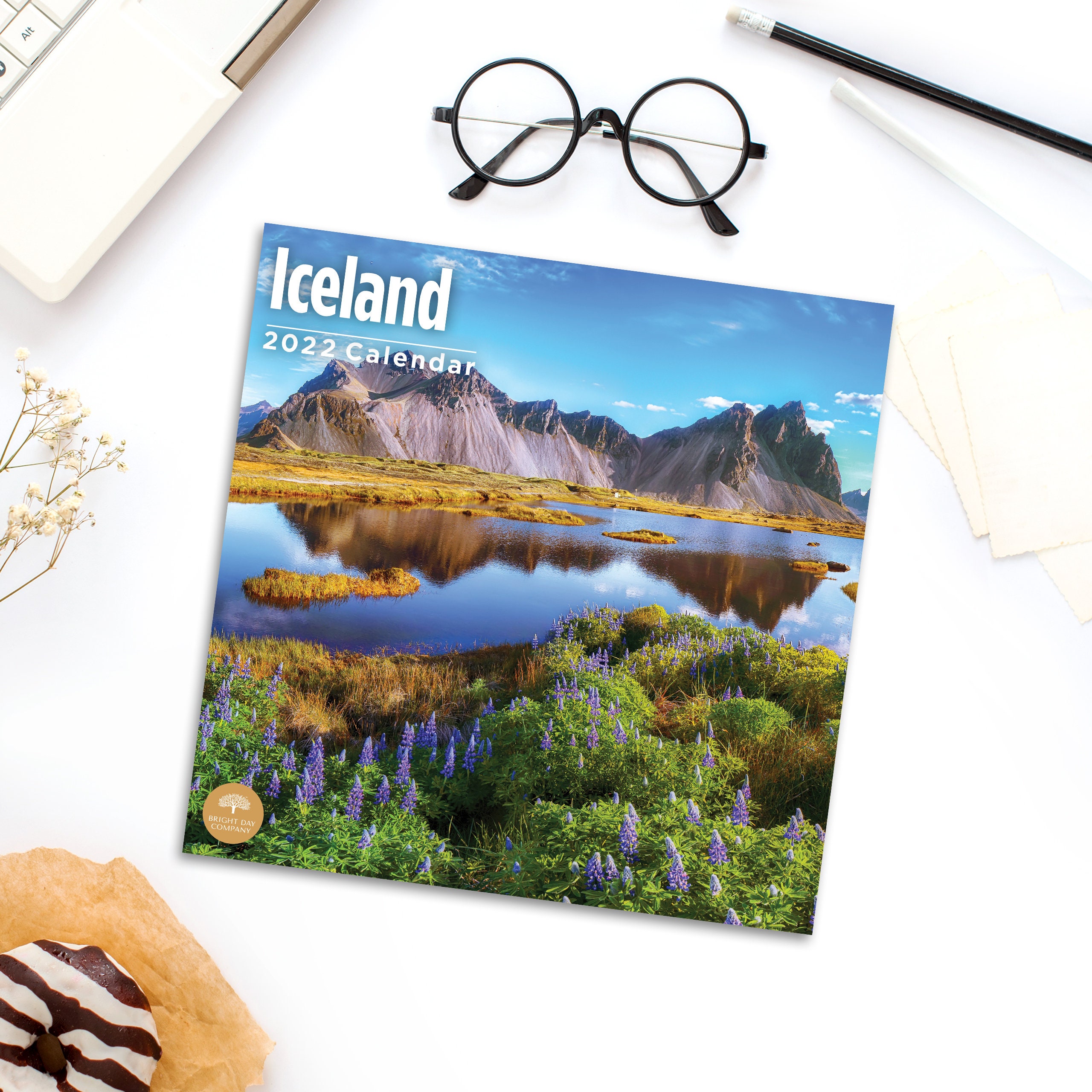 2022 Iceland Wall Calendar by Bright Day 12 x 12 Inch Etsy
