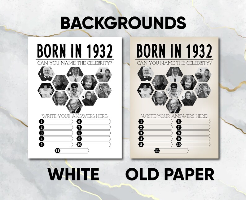 75th Birthday Games Born in 1947 Games 75th Birthday Trivia - Etsy
