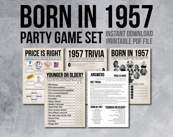 1957 Trivia Etsy