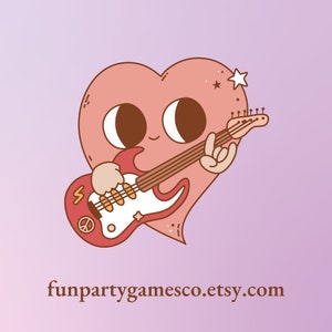 Love Songs Finish the Lyrics Game, Fun Valentines Music Trivia Game for ...
