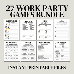 Giochi per feste in ufficio, divertenti giochi di apprezzamento dei dipendenti per riunioni di lavoro, team building, apprezzamento del personale per l'happy hour, rompighiaccio