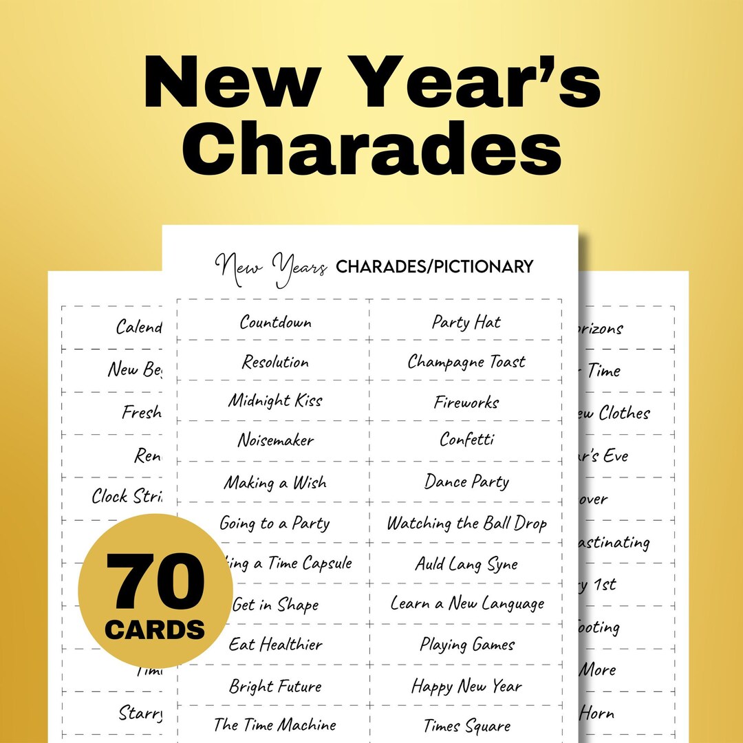 chinese new year charades words