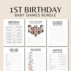 Bundel met spellen 1e verjaardag, leuke genderneutrale verjaardagsfeestjes, kinderrijmpjes, wie kent de 1-jarige het beste, advies en wensen
