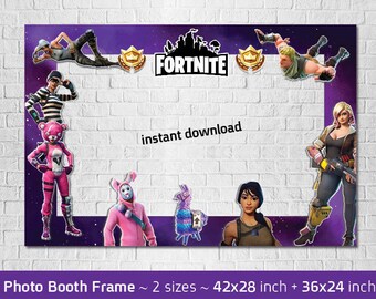 fortnite rahmen - fortnite photo booth frame backdrop non personalized digital file birthday party printable instant download fortnite photo booth frame backdrop non personalized digital file birthday party printable instant download - fortnite rahmen