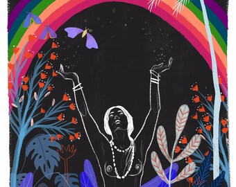 A4 / A3 Artistic Print: LGBT+ pride / rainbow