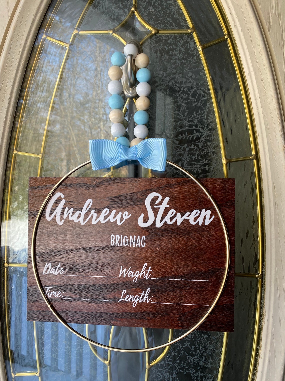 Hospital Door Hanger Boy Baby Boy Door Hanger Boy Hospital Etsy