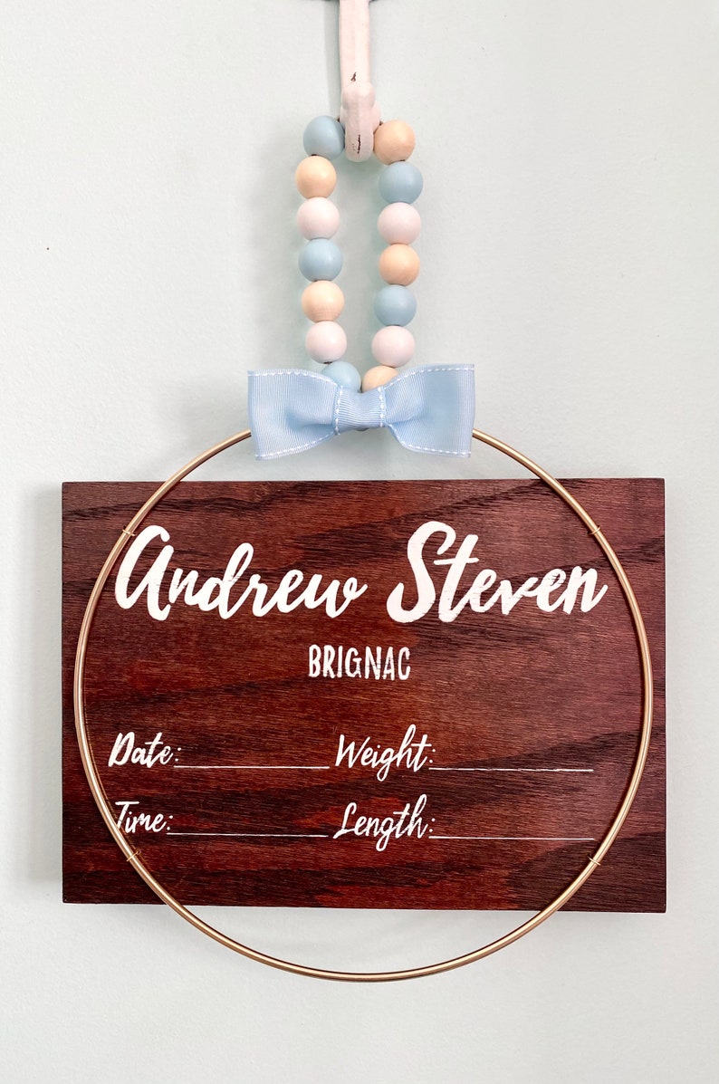 Hospital Door Hanger Boy Baby Boy Door Hanger Boy Hospital Etsy