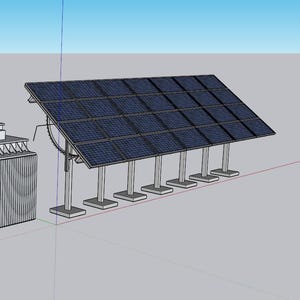 N Scale Solar Farm Kit