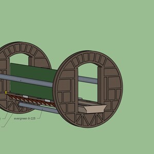 N Scale Rotary Wood Dumper Static image 2