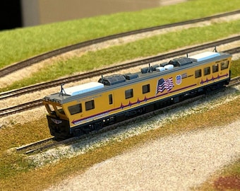 Vagón de inspección de vías a escala N (sin motor) - Kit de resina 3D