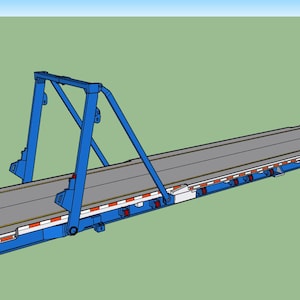 Plataforma ferroviária intermodal em escala N - pacote com 2
