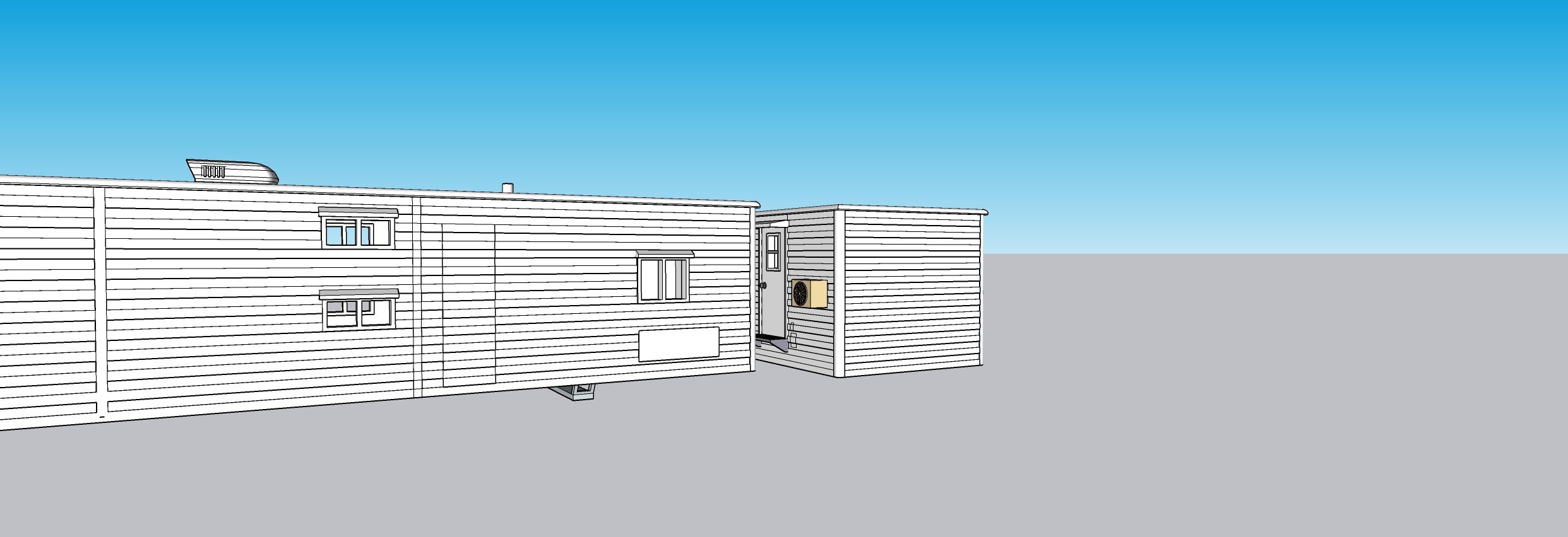 N Scale Ns Mow Camp Car with Shed - 3D Resin Kit