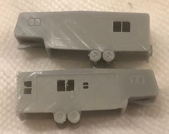 N Scale 72' 5th Wheel Camper/Anhänger 2er Pack - 3D Resin Kit