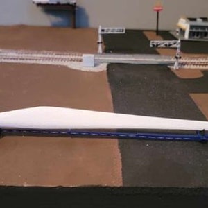Remorque de transport Blade à l'échelle N - Kit de résine 3D