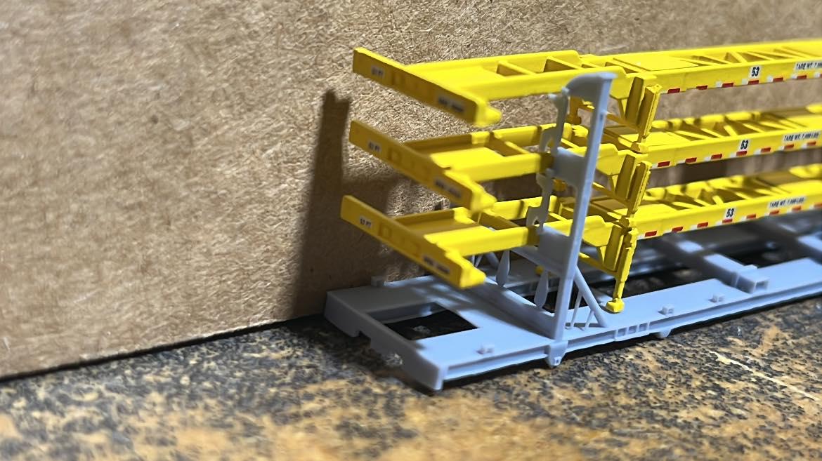 N Scale 53' Intermodal Chassis Transport Rack - 3D Resin Kit - Etsy