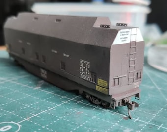 N Scale Skybox V3 - Überhöhe mit Brunnen - 3D Resin Bausatz