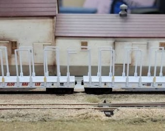 N Scale Mega Log Hauler 2 Pack