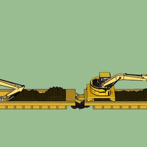 N Scale HZGX - Tie Tie Load - Set of 4