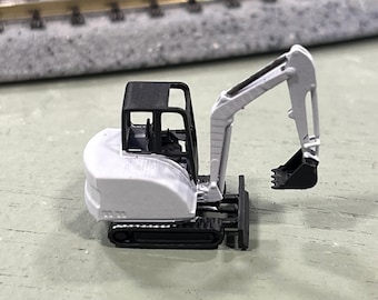 N Scale Mini Excavator - 2 Pack - 3D Resin Kit