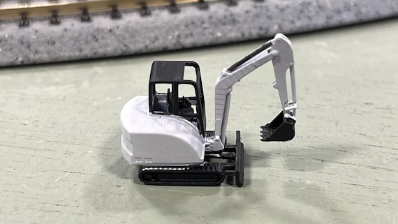 N Scale Mini Excavator - 2 Pack - 3D Resin Kit