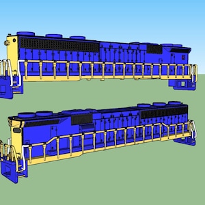 N Scale SF 7506/6522 SD45-2B - Hammerhead