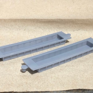 N Scale Herzog MPM IV MOW Well Car (Centers Only) - 4 Pack