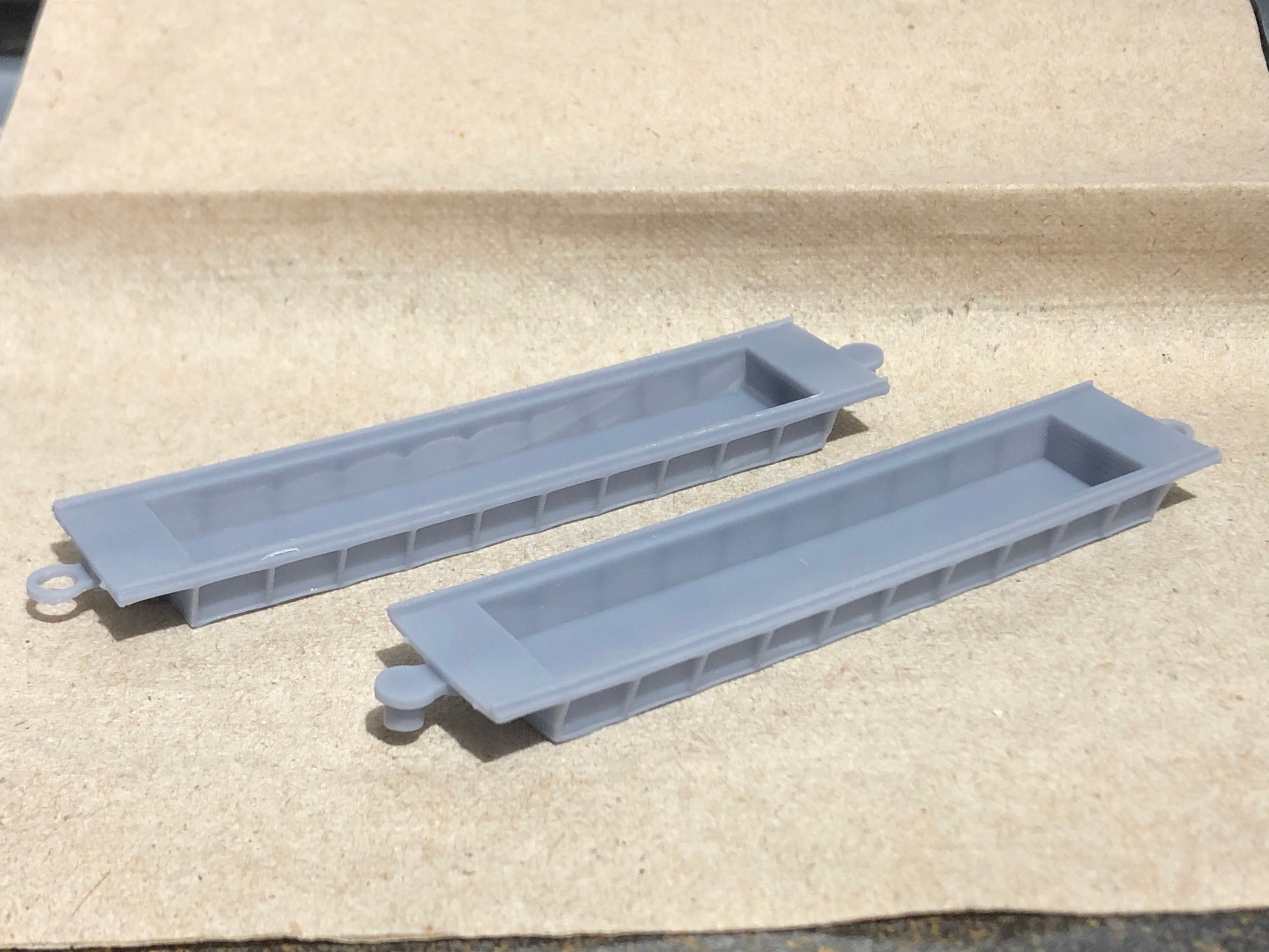 N Scale Herzog Mpm Iv Mow Well Car | Centers Only - 4 Pack 3D Resin Kit