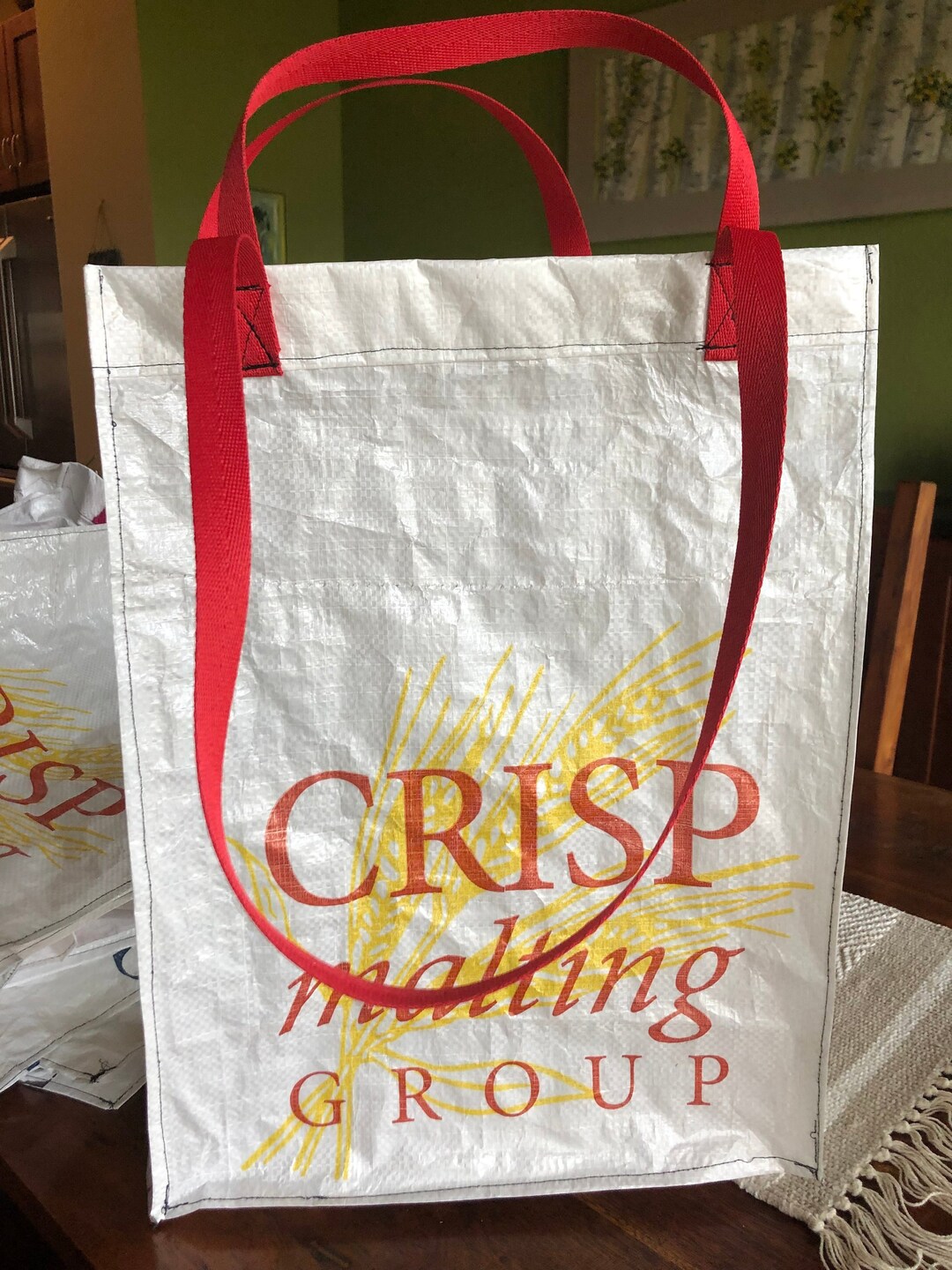 Repurposed Grain Bag Tote Etsy