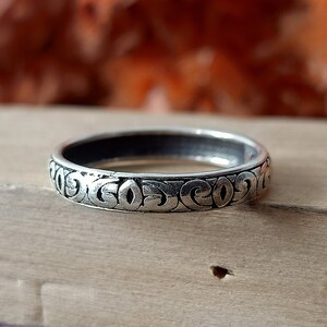 Boho silver stacking ring | Silver Boho ring | Band | Silver Band Ring | 925 Silver ring | Love ring | Minimal Ring | Stacking, gift item