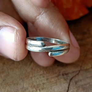 Boho silver stacking ring | Silver Boho ring | Band | Silver Band Ring | 925 Silver ring | Love ring | Minimal Ring | Stacking, gift item