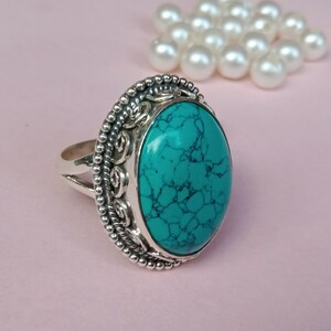 Turquoise ring, Boho Ring , handcrafted silver ring , boho silver 925 ,boho ring ,silver rings ,handmade,rings,gift item freeshipping