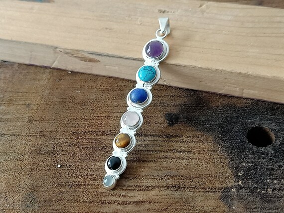 Seven Stone Chakra Necklace Seven Stone Chakra Necklace