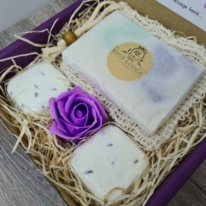 Relaxing Aromatherapy Shower Pamper Hamper, Spa Gift Box, Self Care Set