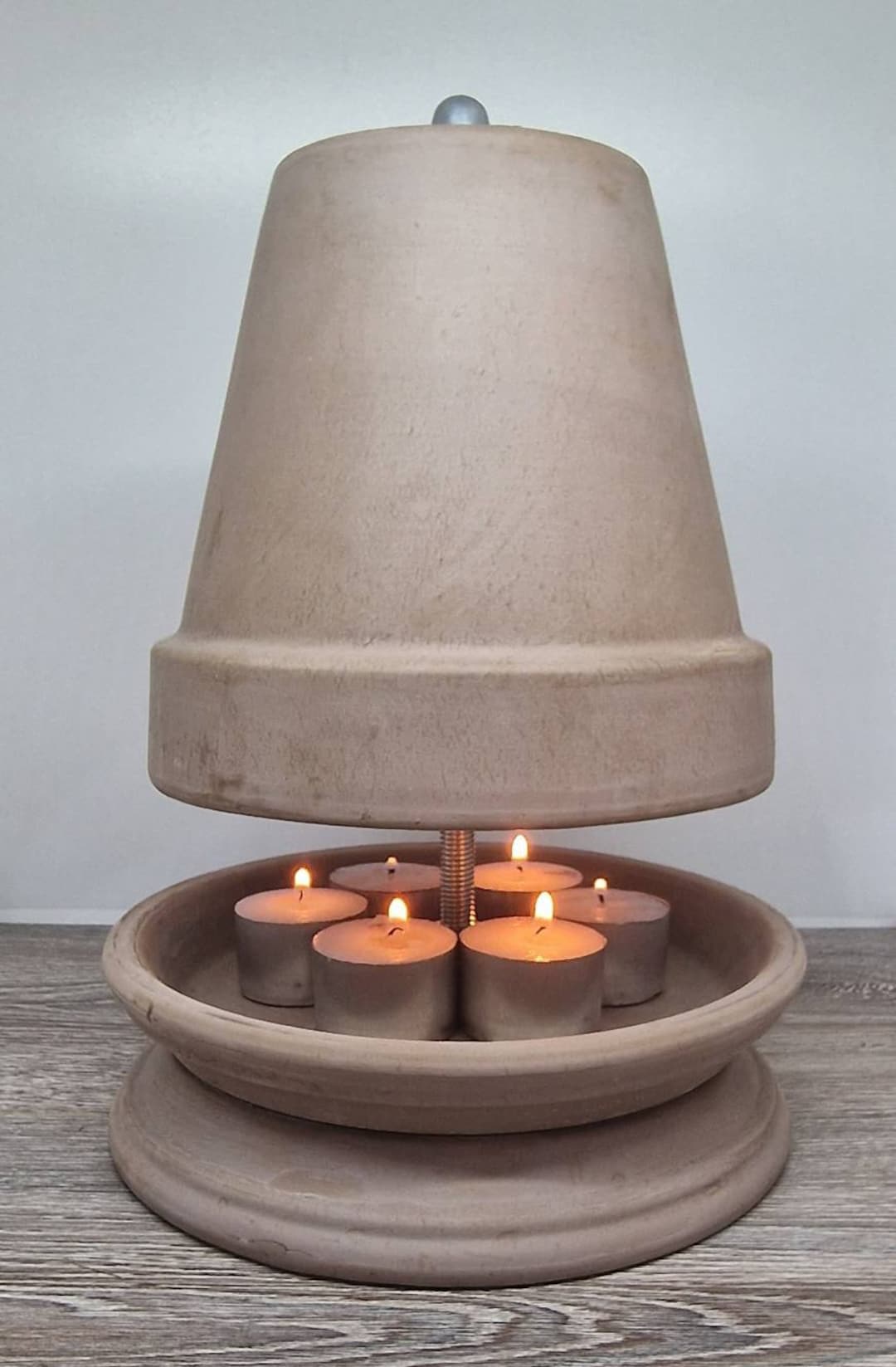 Double Walled Large Eco Terracotta Tealight Heater Energy - Etsy