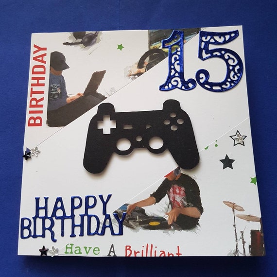 Personalised 3D Fortnite Mobile//Phone Birthday Card Son//Daughter//Grandson