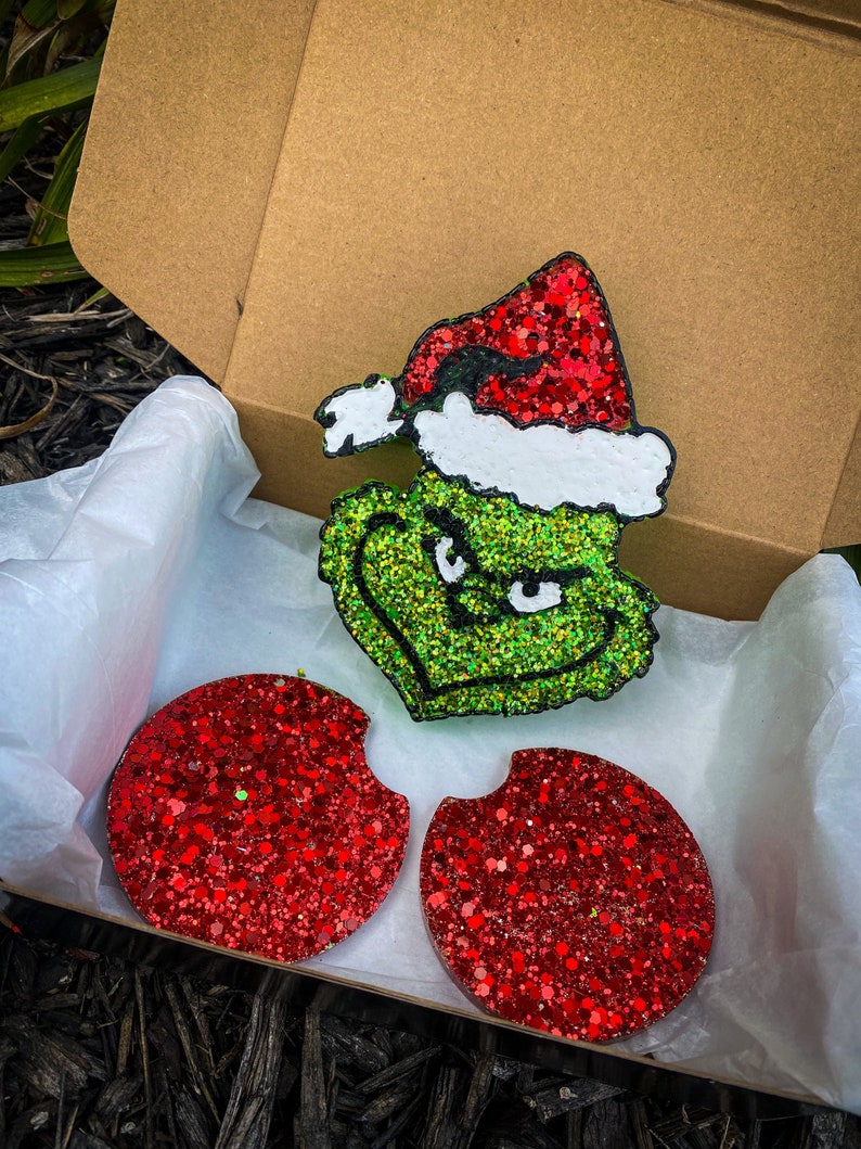 Christmas Gift Box, Grinchmas Gift Box, Western Gift Box, Boutique, Car