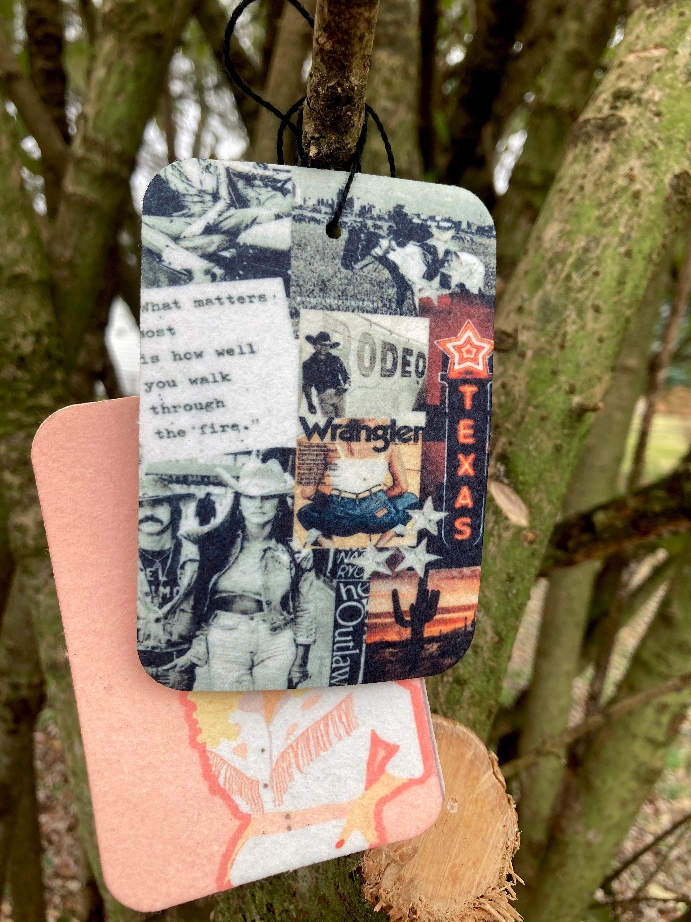 Texas wrangler felt freshie felt freshies car fresheners Etsy