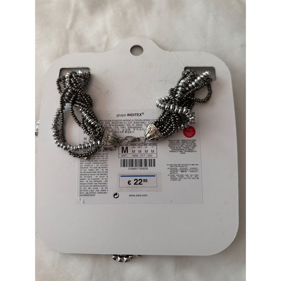 ZARA デコレーションアクセサリー ZARA WOMAN NWT SS25 COMBINED COIN NECKLACE GOLD SILVER 4548
