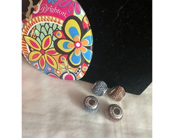 4 Brighton crystal charms