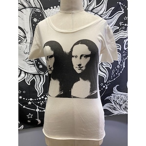 NWT very rare Andy Warhol double mona lisa T, size Small