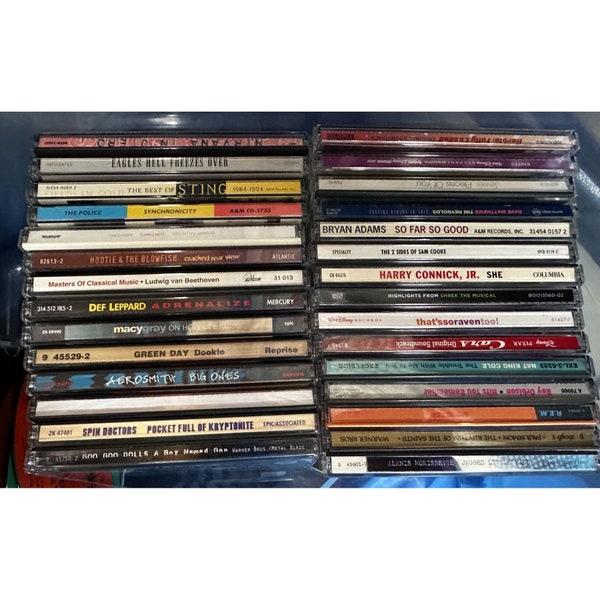 Misc lot of music CD's total of 29 genres for everyone