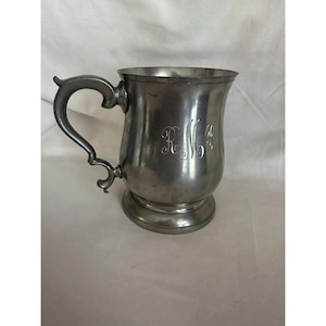 Vintage Stieff Williamsburg Pewter Stein Tankard Mug 520 Grams