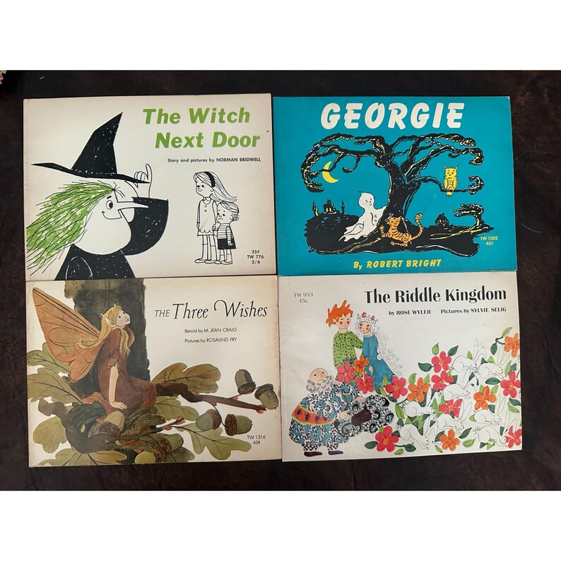 Georgir Riddle RARE 10 1960's Scholastic Book Services Children's Books - Etsy